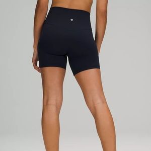 Blue lululemon Align™ High-Rise Short 6"